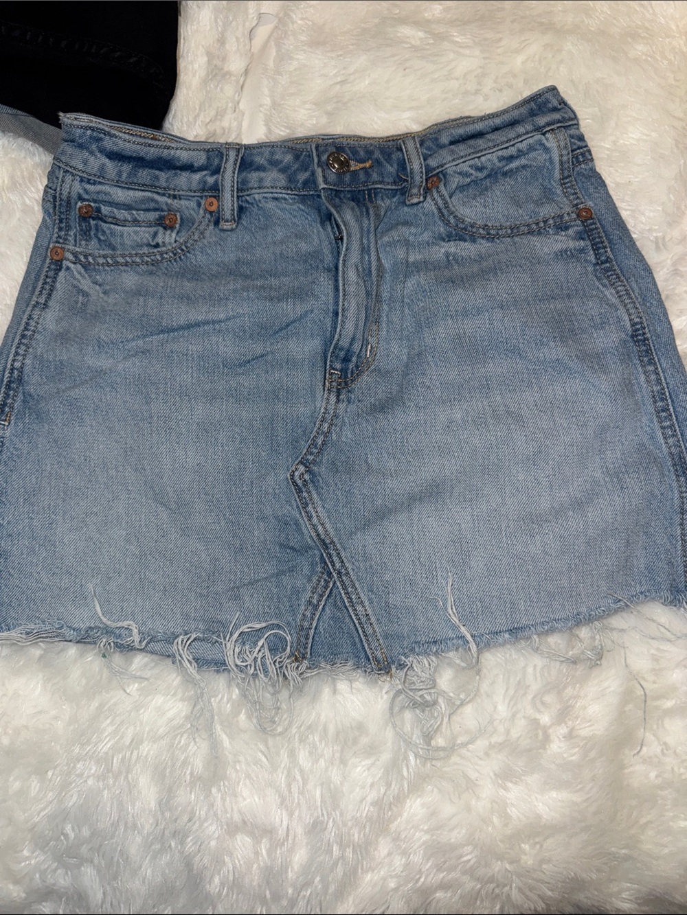 American Eagle Outfitters Light Blue Denim Mini Skirt